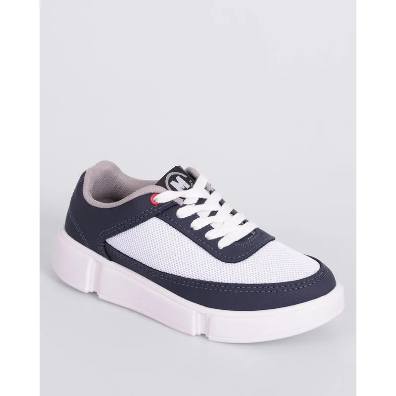 Tênis Infantil Casual Molekinho com Recorte Lateral Branco 28