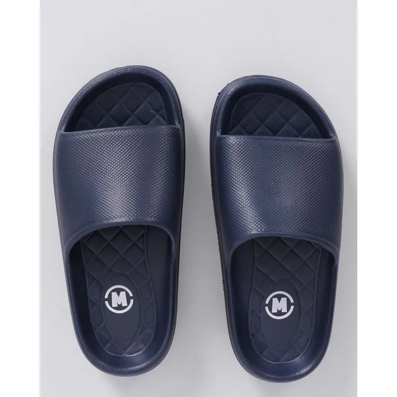 Chinelo Infantil Slide Texturizado Molekinho Marinho 33/34