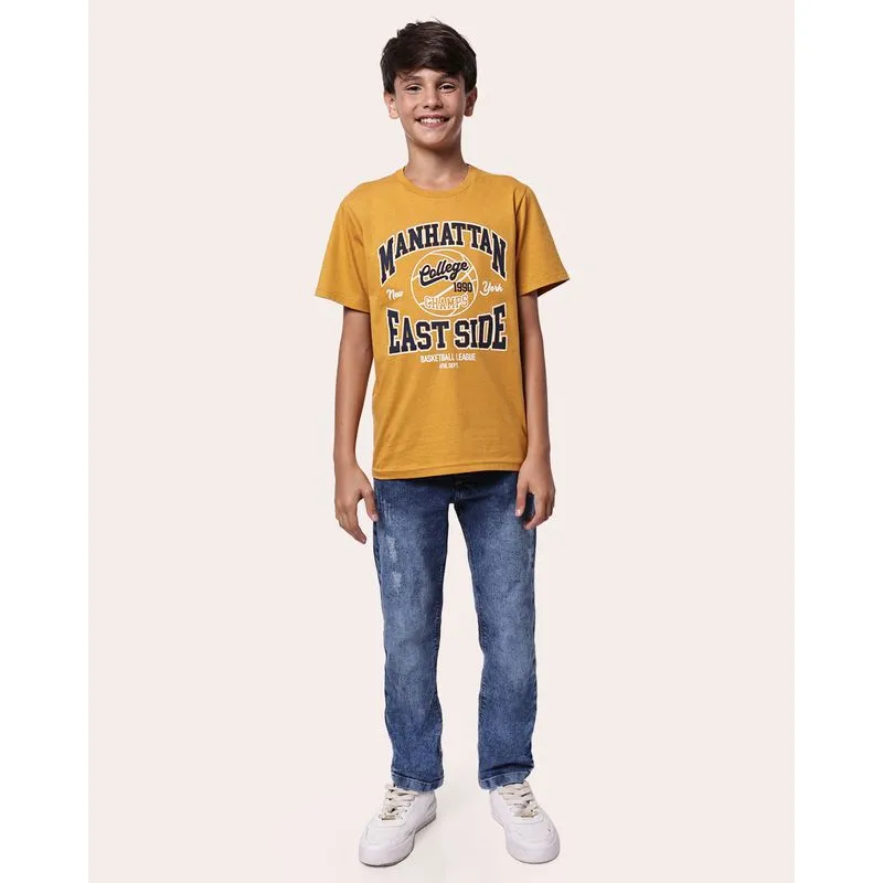 Calça Jeans Juvenil Reta Azul 14