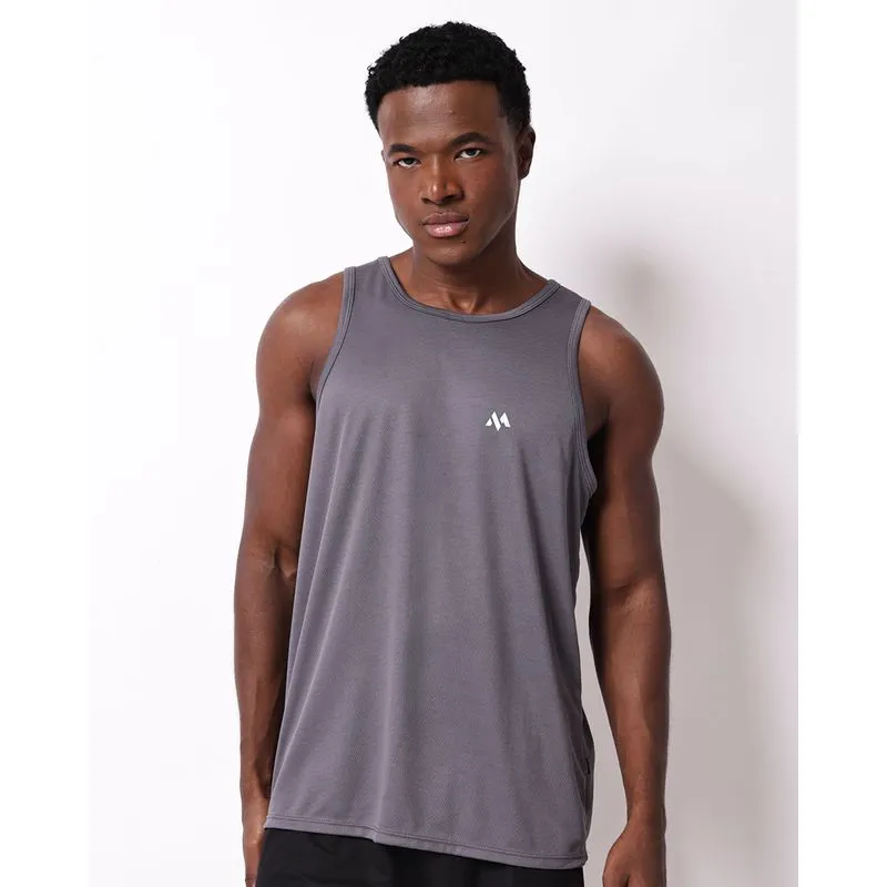 Regata Esportiva Masculina Básica Cinza GG