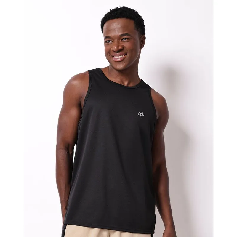 Regata Esportiva Masculina Básica Preta P