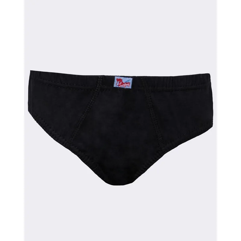 Cueca Infantil Slip Tamanho 14 Lisa Preta 14