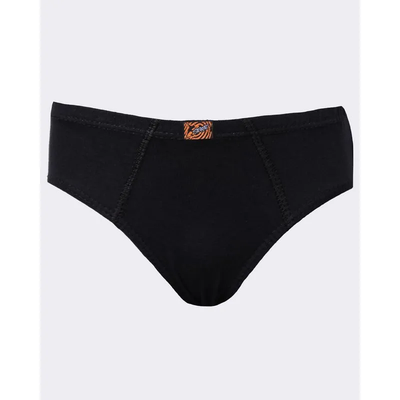 Cueca Infantil Slip Tamanho 4 Lisa Preta 4