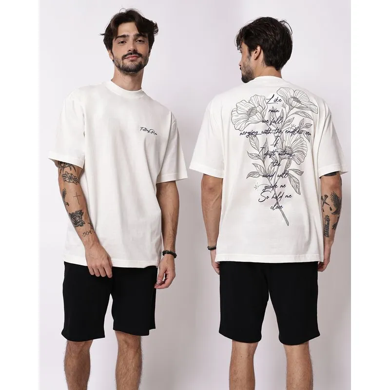 Camiseta Masculina Estampa Frente e Costas Off White G