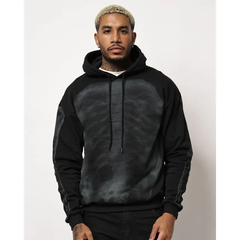 Blusão Moletom Masculino com Capuz Estampa Dark Preto M