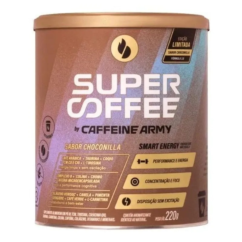 5x Supercoffee Super Coffee (220g) - Caffeine Army