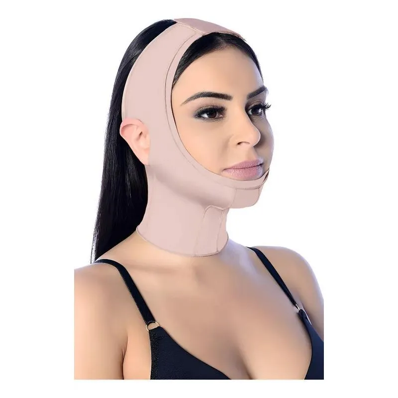 5x Faixa Mentoneira Pós Cirurgia Soft Mento Papada E Otoplas