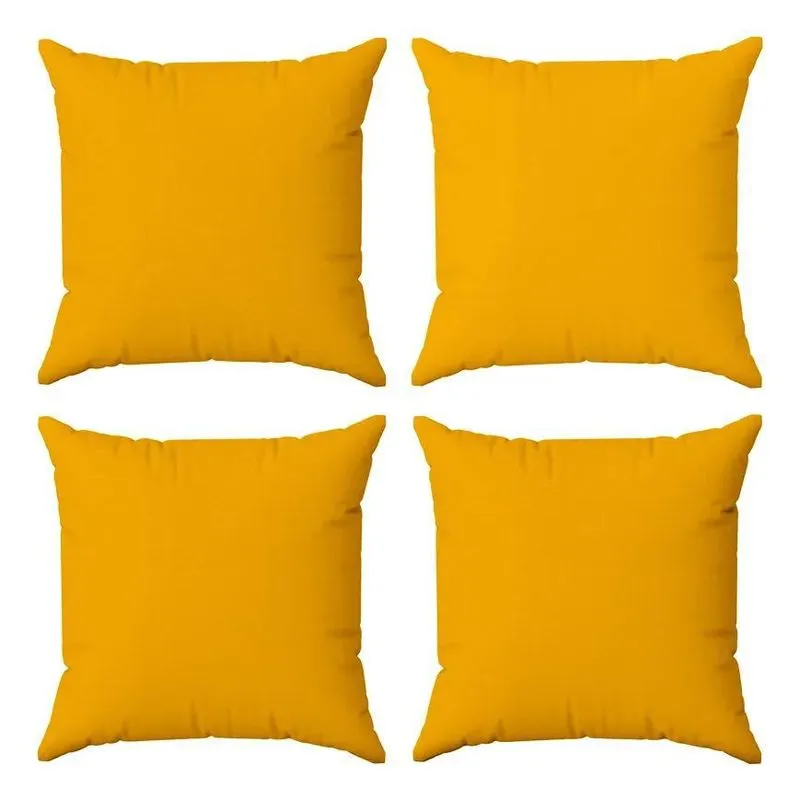 10x Kit 4 Capas Almofadas Decorativas Lisas 45x45 Id Decor