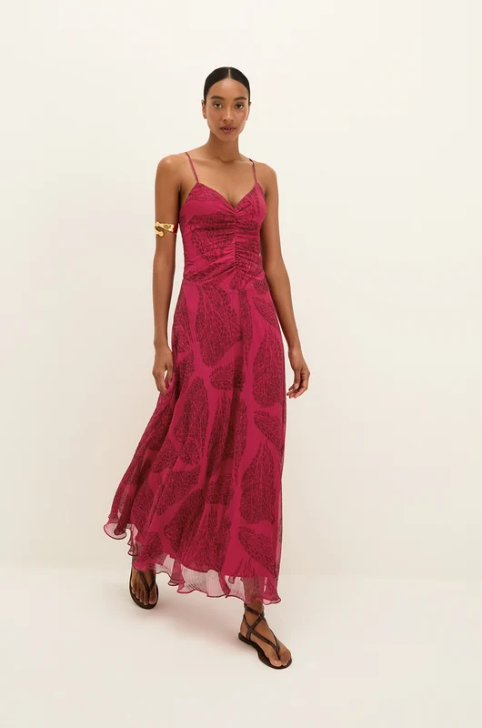 Vestido Midi Eira Roseate Estampados / 40