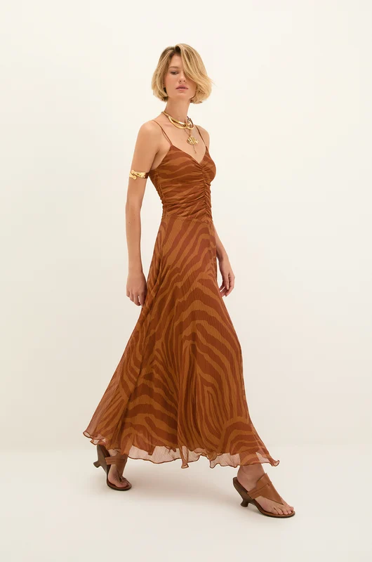 Vestido Midi Eira Sundown Estampados / 42