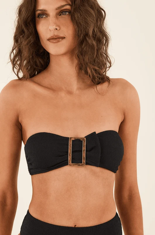 Top Bandeau Sade Black Preto / M