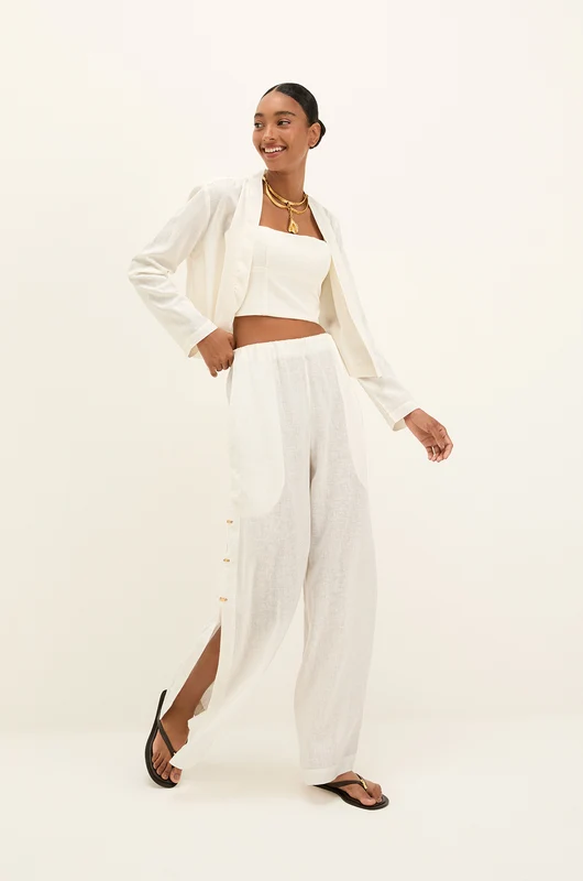 Casaco Ceci Off White Branco / GG