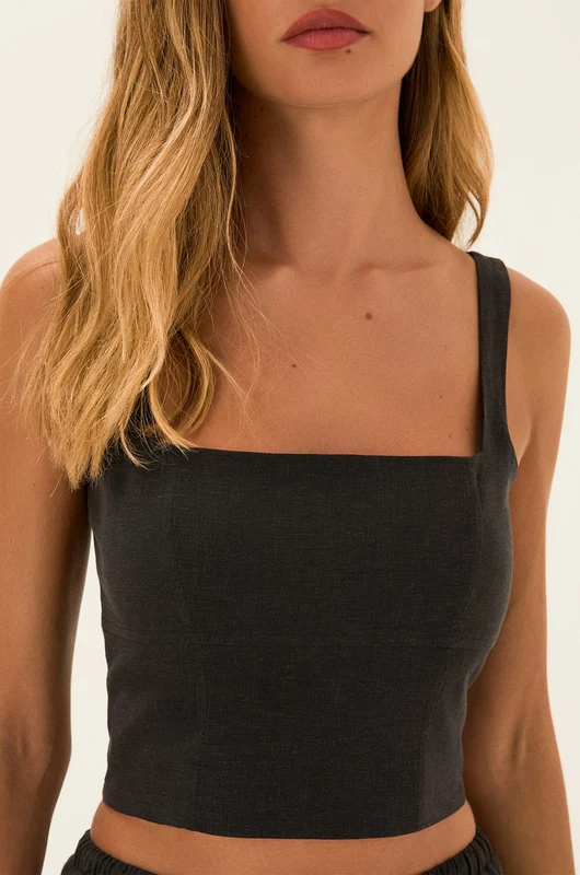 Top Tacy Black Preto / P