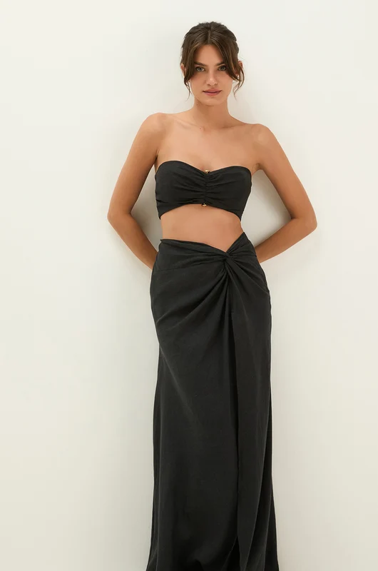 Saia Longa Sirene Black Preto / 42