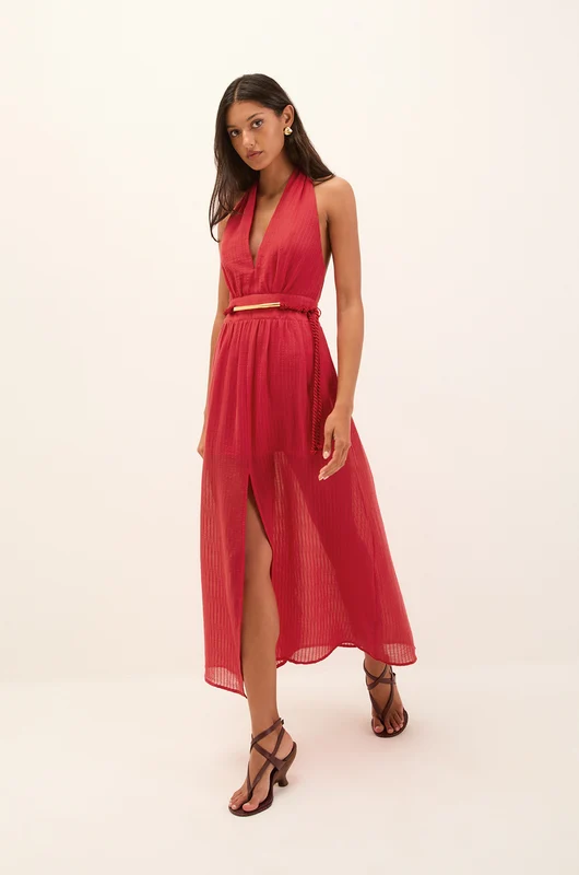 Vestido Midi Janet Joyride Vermelho / 38