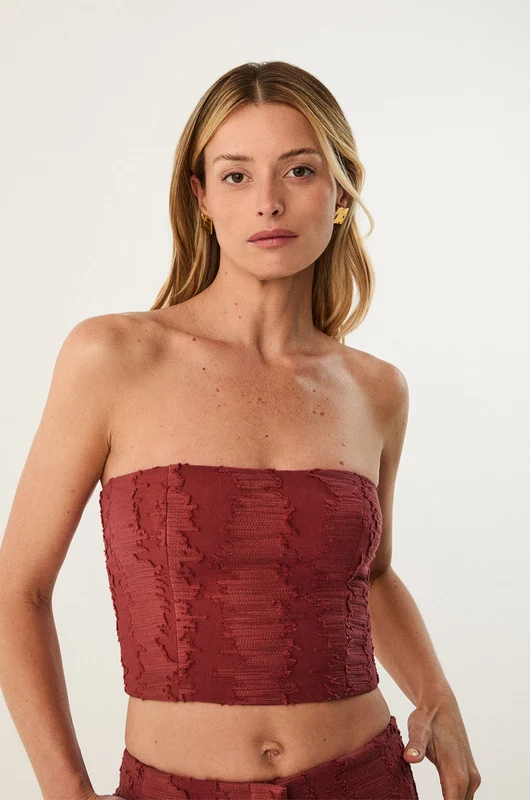 Top Lilia Burgeon Vermelho / G
