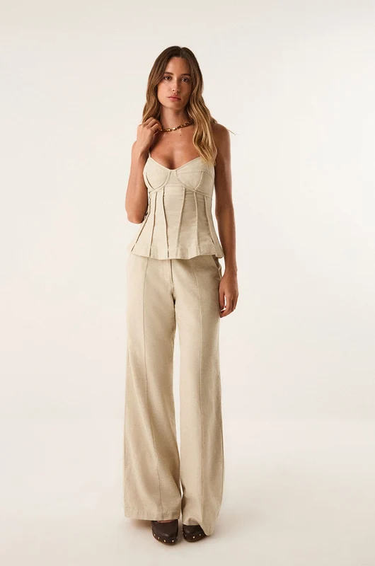 Calça Estela Elemental Bege / 38