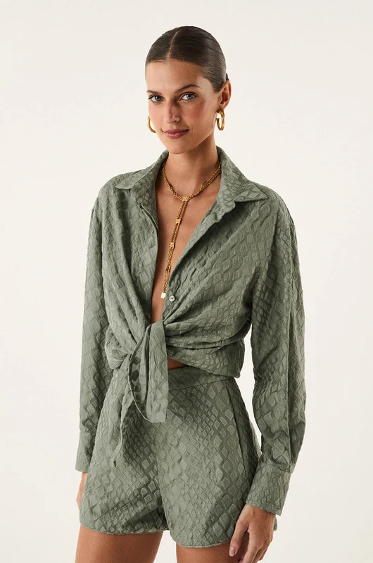 Camisa Lysa Nightfall Verde / PP