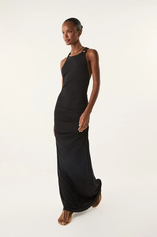 Vestido Longo Alix Black Preto / 40