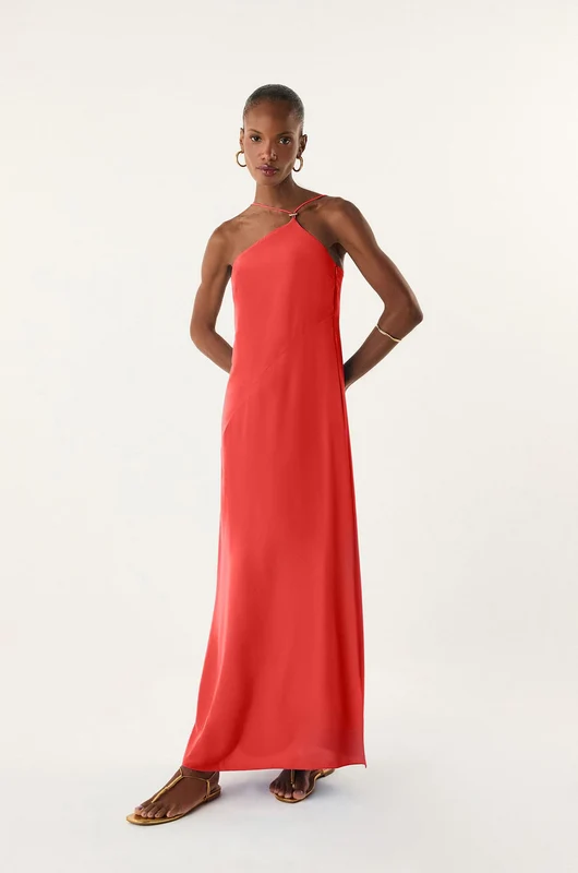 Vestido Longo Tati Spicy Red Vermelho / 38