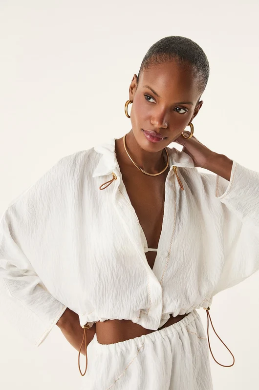 Jaqueta Bailey Off White Branco / P