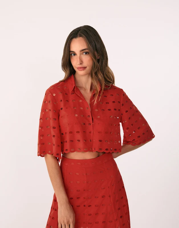 Camisa Lauren Spicy Red Vermelho / GG