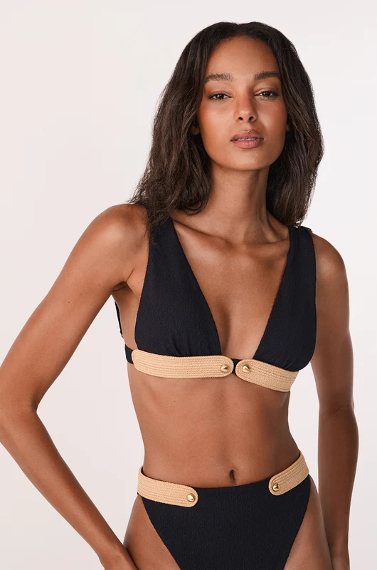Top Safira Lian Black Preto / PP