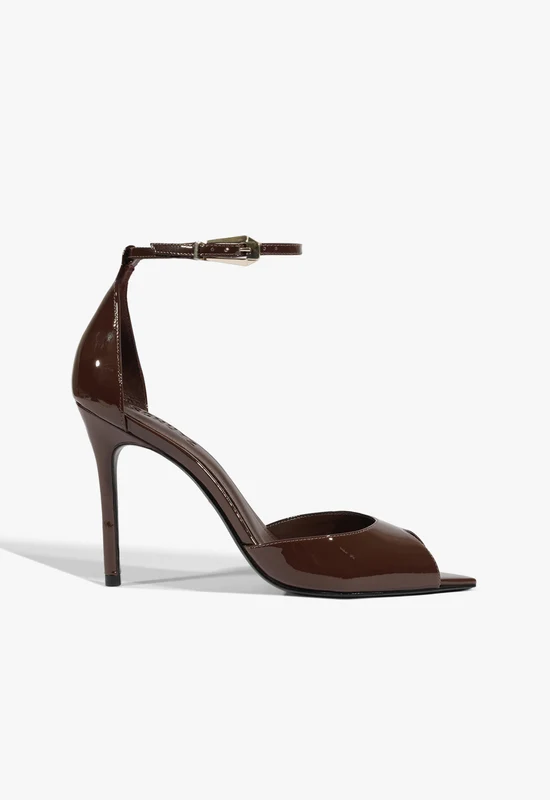 Lena Patent Pump 9 / Root Brown / Patent