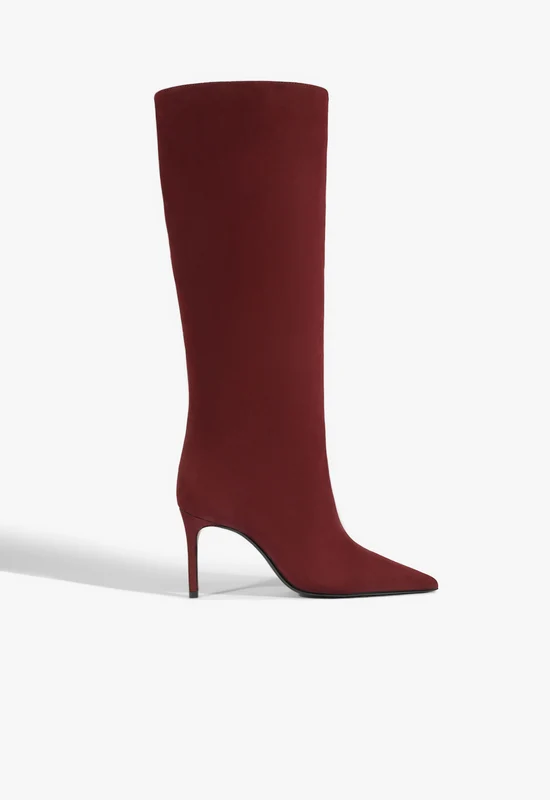 Ellen Up Boot 11 / Vino / Suede