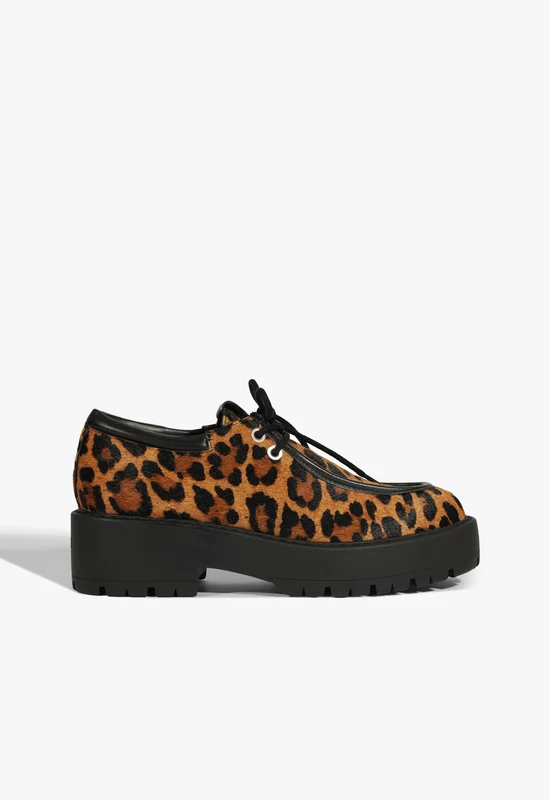 Cia Hair Calf Flat 9 / Leopard / Hair Calf