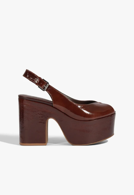 Brandi Sandal 7 / Root Brown / Leather