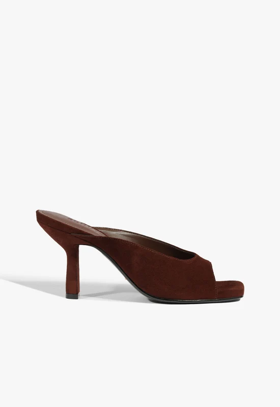 Finley Suede Sandal 6 / Chestnut Brown / Suede