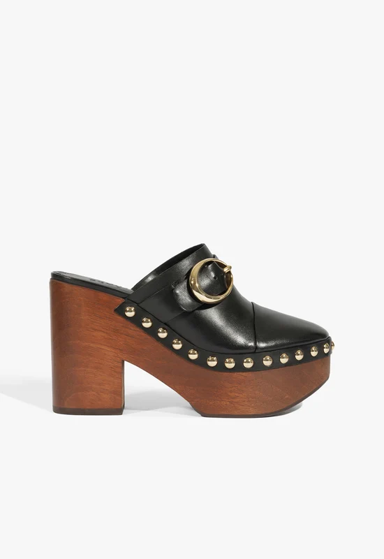 Piper Leather Pump 9.5 / Black / Leather