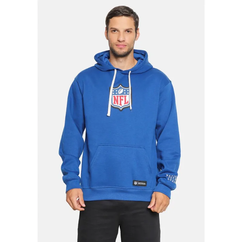 Moletom NFL Canguru Logo Azul - GG