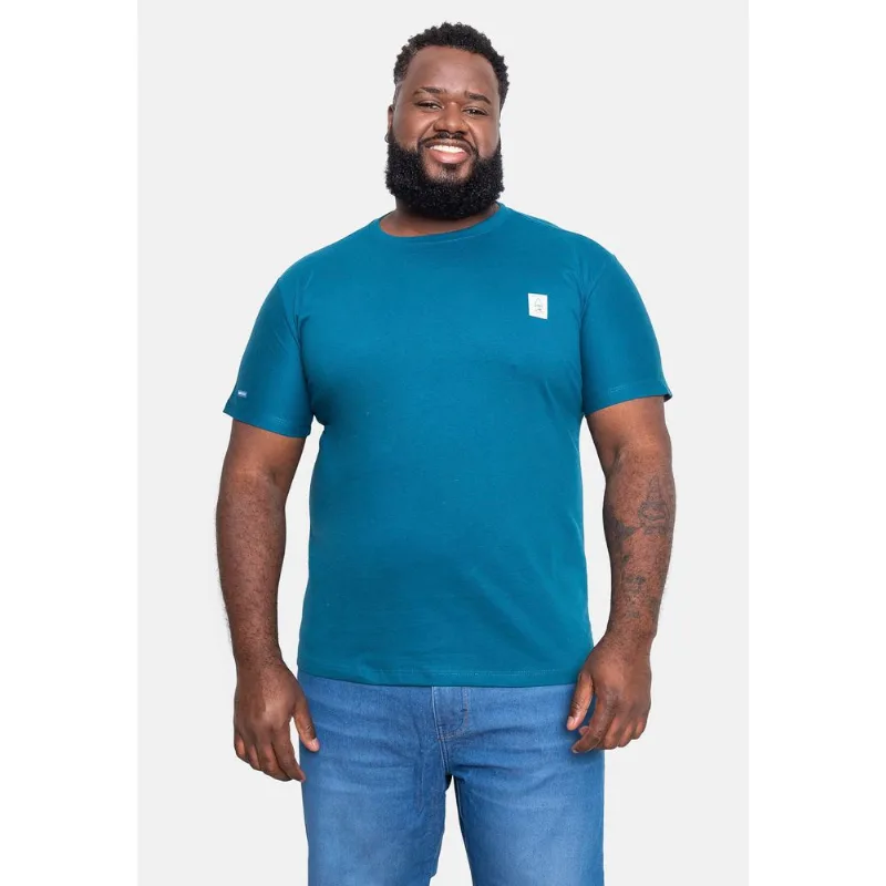 Camiseta HD Estampada Surf Plus Size Azul - Plus M