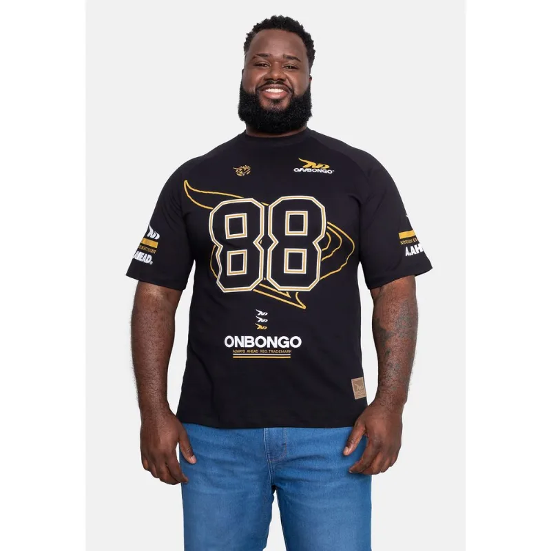 Camiseta Onbongo Oversize Especial Plus Size Preta - Plus G