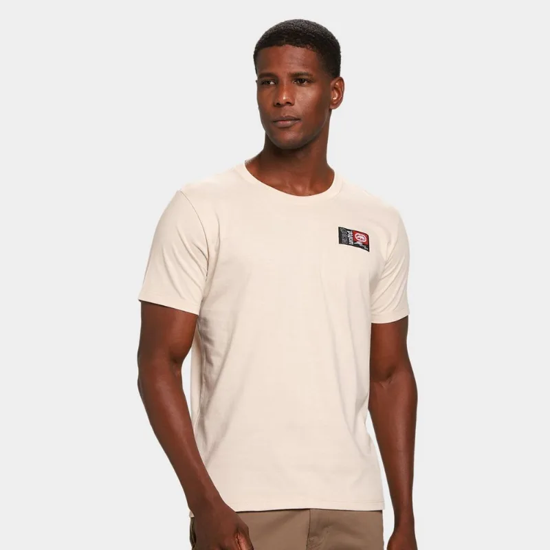 Camiseta Ecko Beatforge Masculina - Masculino - Bege Claro