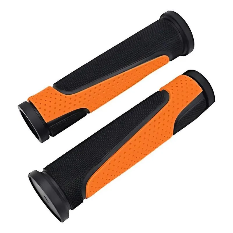 Manopla Punho Luva Para Bicicleta De Borracha Top Laranja