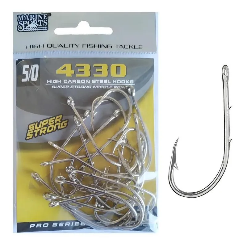 Anzol Marine Sports 4330 N.5/0 Cartela Com 20