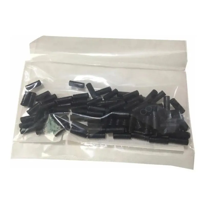 Terminal De Conduite Para Câmbio 4mm Nylon Preto 100un Bike
