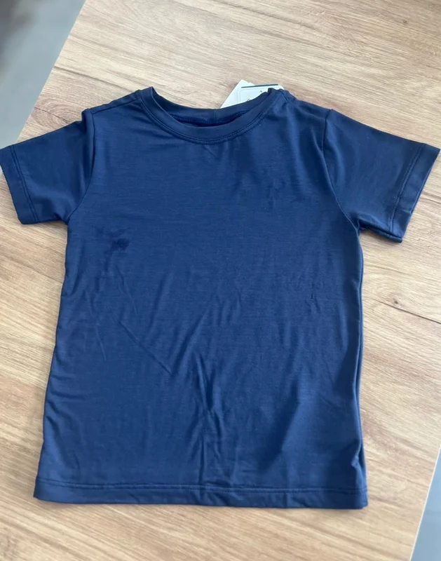 CAMISETA MANGA CURTA FIT LISA BÁSICA MENINO DIVERTTO MARINHO / 8