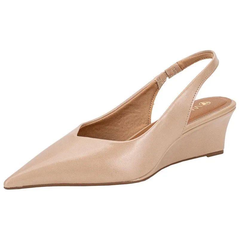 SCARPIN FEMININO SALTO ANABELA VIA UNO 972003 39 / BEGE