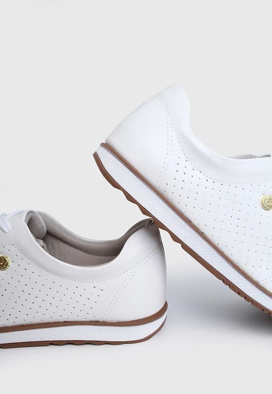 Tenis 166020 Mestiço Branco Branco / 40