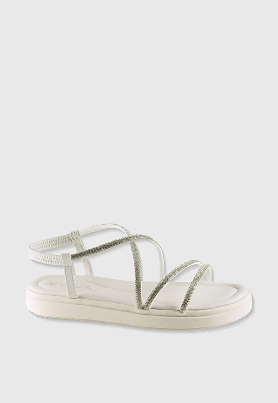 Flat Form 885061 Tira Pallet Prata/ Off White Off White / 36