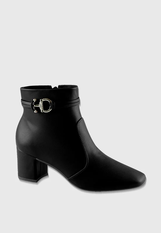 Bota Cano Curto 172052 Napa Lux Preto Preto / 37