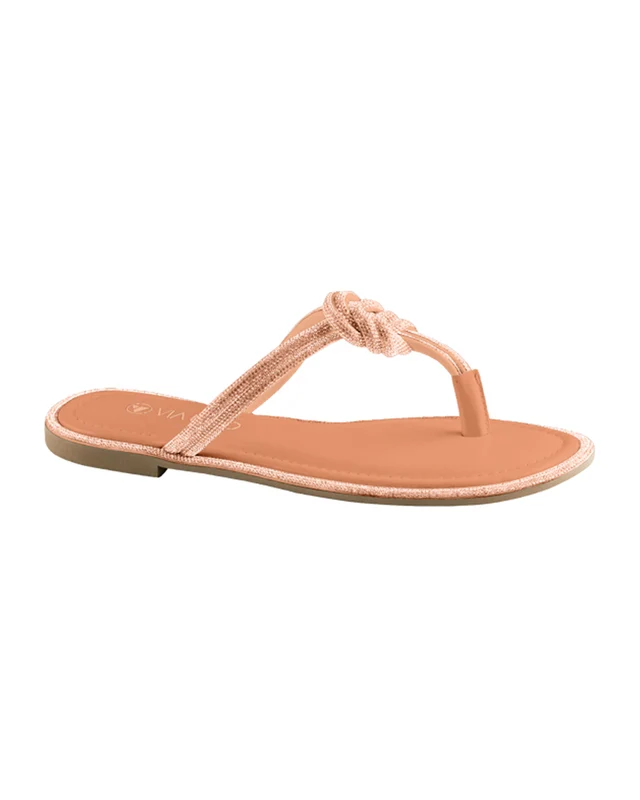 Sandalia Flat 1008014 Tir Lux Rose Rose / 37