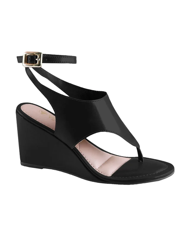Sandalia Salto Alto 975014 Napa Rock Preto Preto / 36