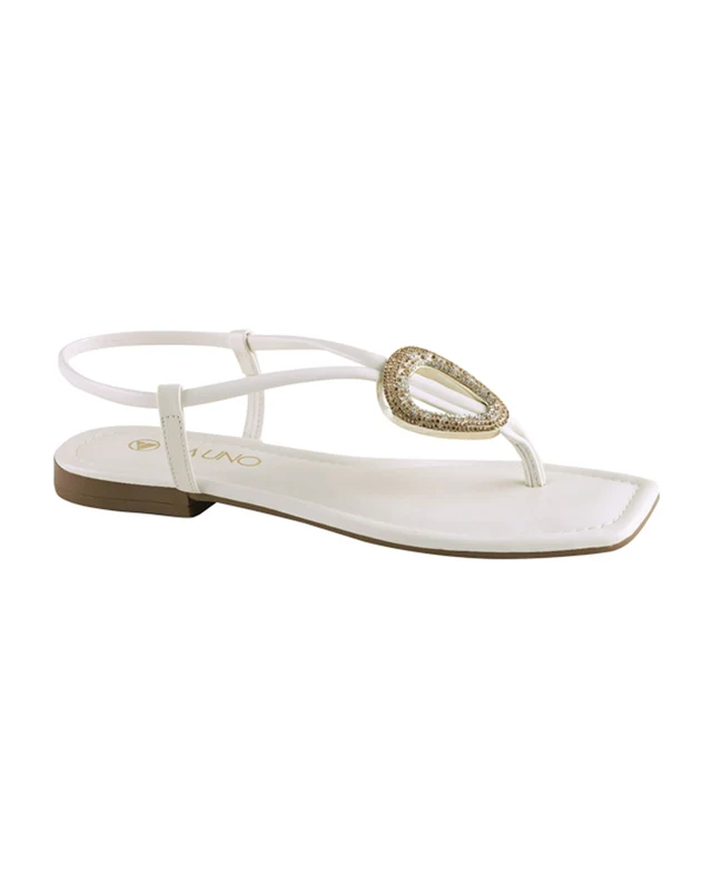 Sandalia Flat 860123 Napa Rock Off White Off White / 36