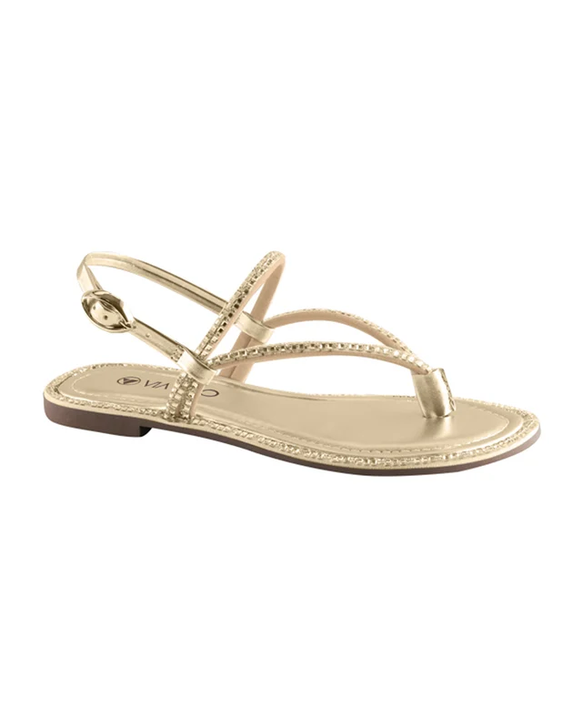 Sandalia Flat 1008003 Tira Sun Glow Golden Shadon Golden Shadon / 34