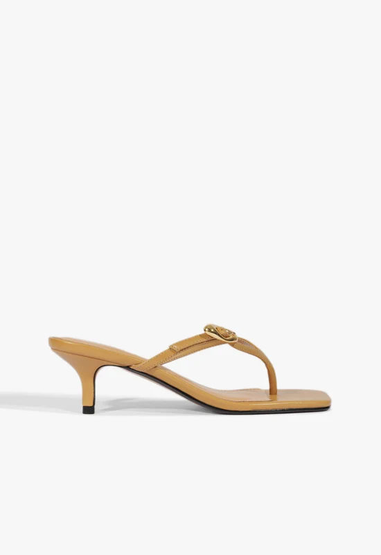 Miriam Sandal 6 / Light Wood / Leather